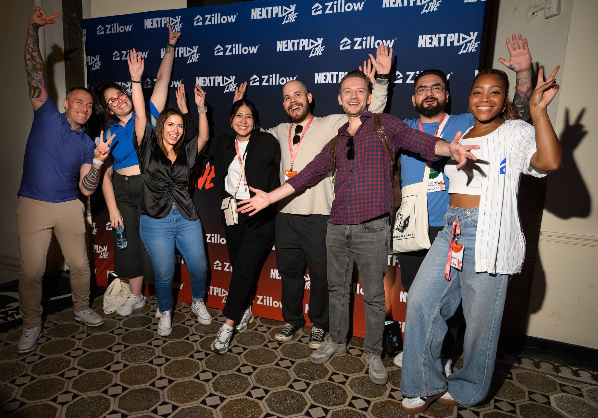 Nextplay LIVE x Zillow team photo