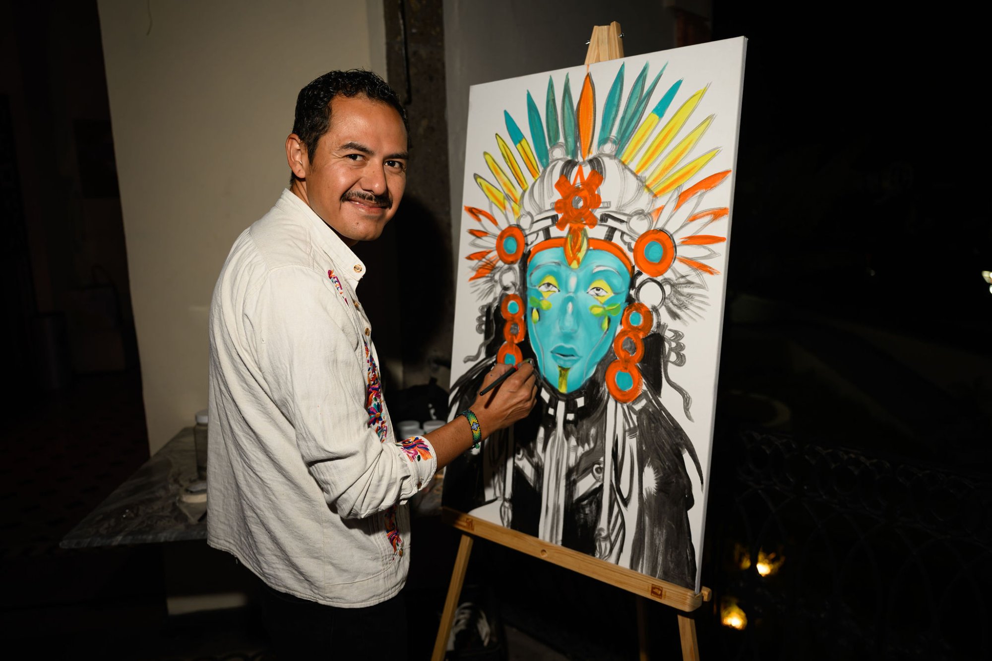 Live painting at Nextplay event