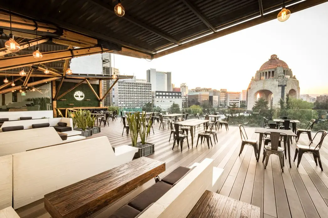 Terraza Timberland rooftop venue in Mexico City